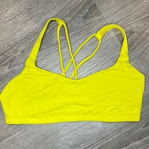 Lululemon Yellow Bra